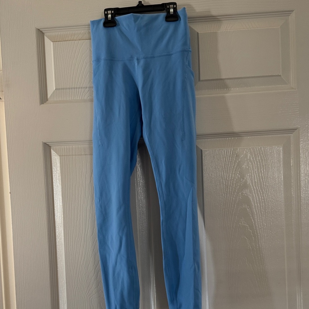 Lululemon Light Blue High-Waist Leggings